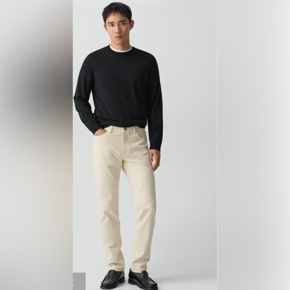 Theory Raffi 5 pocket pant in Neoteric Twill size 34x32 in warm ivory